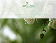 Tablet Screenshot of growingroots.com